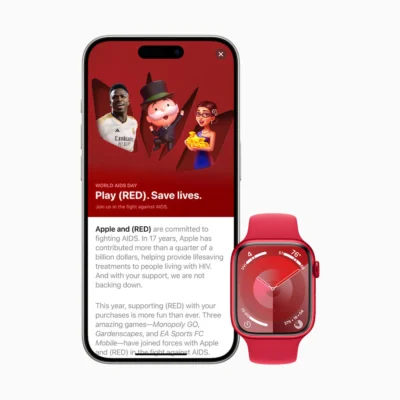 蘋果邀你一同響應世界愛滋病日 Apple Watch推出紅色錶面系列