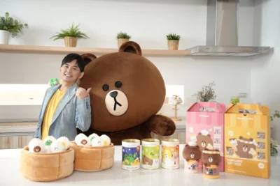 LINE 超人氣一哥熊大生日快樂！8/4 攜手黃子佼開播限量設計商品