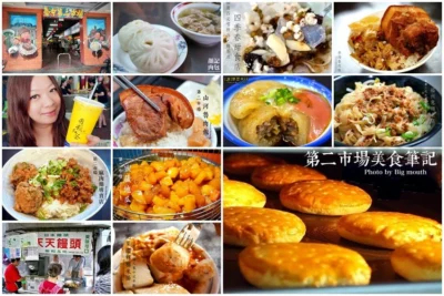 【台中第二市場】必吃美食筆記、伴手禮推薦!皇樓現烤漢餅、王記菜頭粿糯米腸、老賴紅茶、三代福州意麵、顏記肉包、楊媽媽立食、嵐肉燥專賣店、山河魯肉飯、李海魯肉飯、承記米苔目、魯肉邱、蜜藏地瓜、丁山肉丸、茂川肉丸、天天饅頭、四季春甜食店等，好吃又好玩!