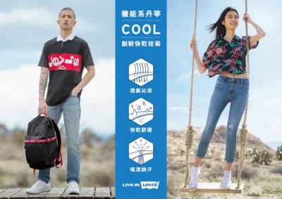 夏日穿 LEVI’S 沁涼丹寧 COOL ZONE 豔陽日下清涼又時尚