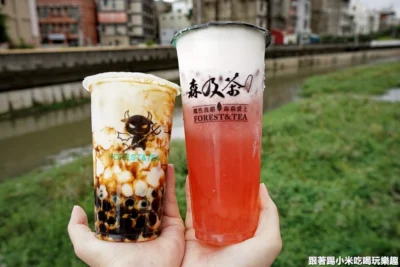 森及茶。惡魔波霸鮮奶始祖+甜心粉紅草莓拿鐵+熊貓珍珠奶茶網美最愛IG打卡飲料–踢小米食記