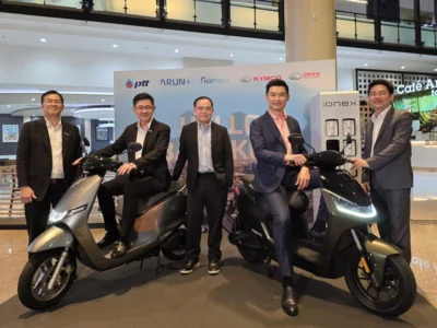 台泰企業聯手推展 ESG 運具 光陽偕同泰國國家石油 合資 Aionex 正式成立