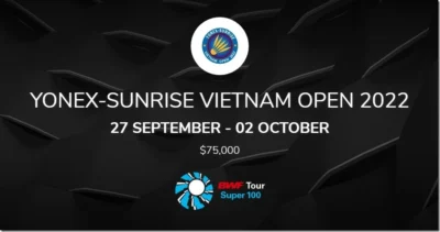 2022 BWF 越南羽球公開賽 台灣選手賽程 直播 轉播資訊