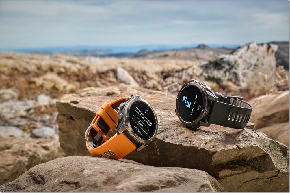 4.Garmin Share即時分享活動路線、重要位置訊息、訓練課表，無須手機配對