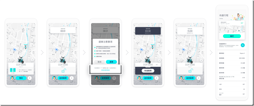 GoShare 彈性的計費方式：暫停模式