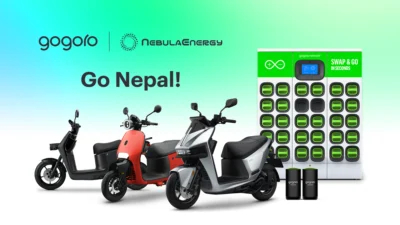 Gogoro 與 Nebula Energy 擴大合作版圖 10 月在尼泊爾推出三款電動機車與電池交換系統