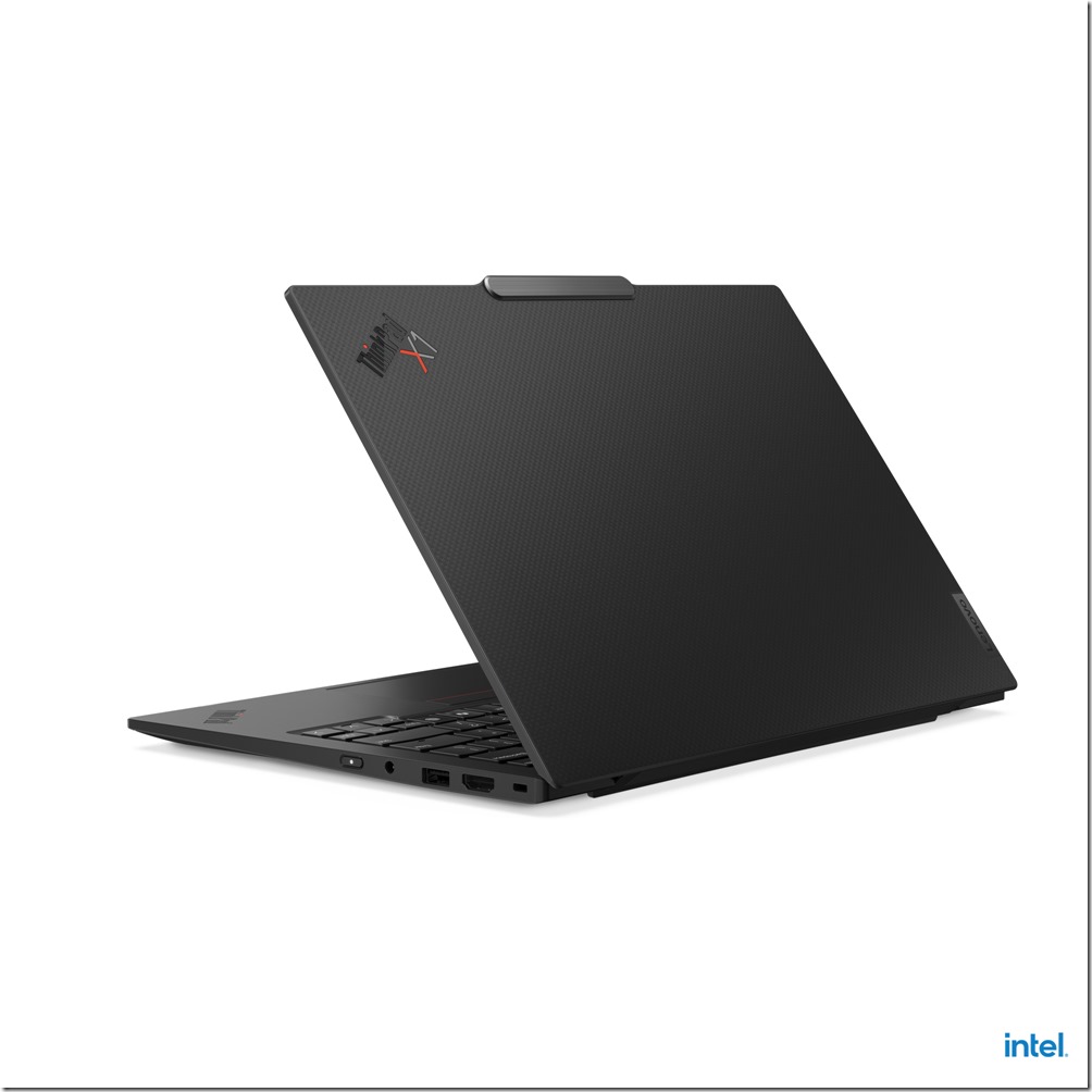 【新聞照片2】Lenovo ThinkPad X1 Carbon Gen 13 Aura Edition搭載最新Intel Core Ultra處理器（第二代）與Intel Arc Xe2顯示卡，展現卓越的AI運算力、更出色的效能