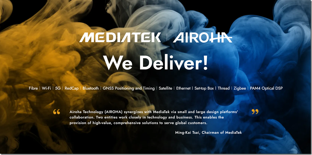 【新聞圖片-1】MediaTek 集團擁有眾多超過 20 年的長期客戶，各技術領域的迭代豐富經驗全仰賴與客戶長期的價值夥伴關係，持續將先進的晶片研發能力轉化為客戶的競爭力，客戶取得市場成就就是我們長期的承諾。