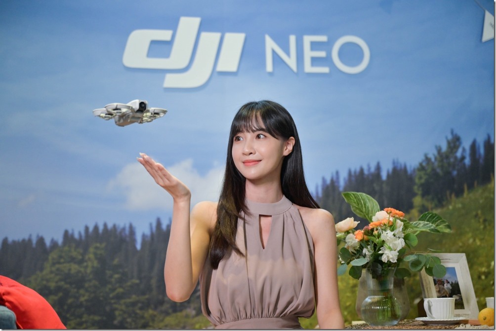 操控零門檻 掌上起降 DJI Neo輕鬆拍出第三視角質感影片