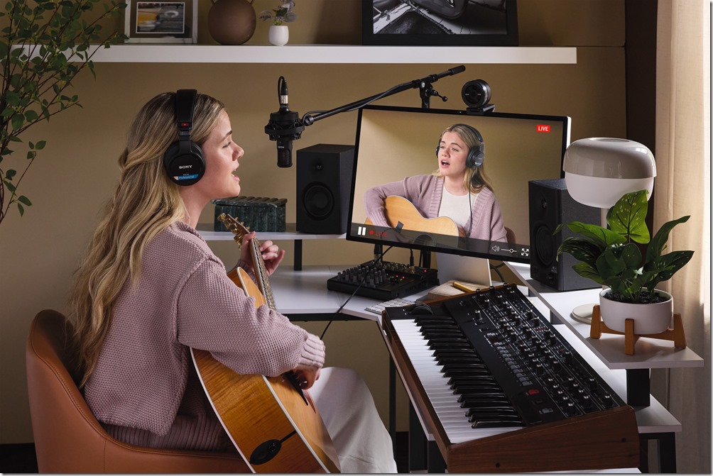 圖 3) MDR-M1採用封閉式聲學結構提供絕佳的隔音效果，以應用於廣泛的音樂製作場合