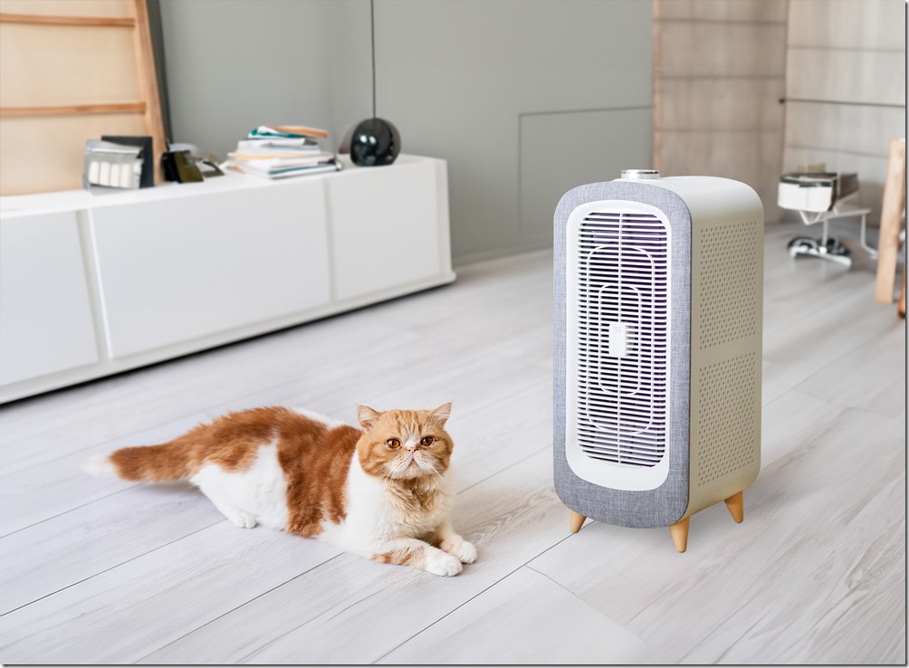 DIKE寵愛抗敏空氣清淨機，能改善室內空氣浮毛、異味，減少過敏原。