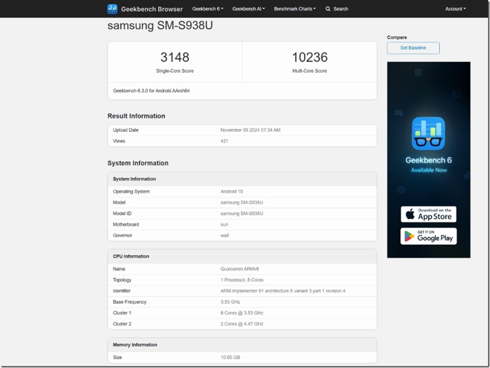 GeekBench