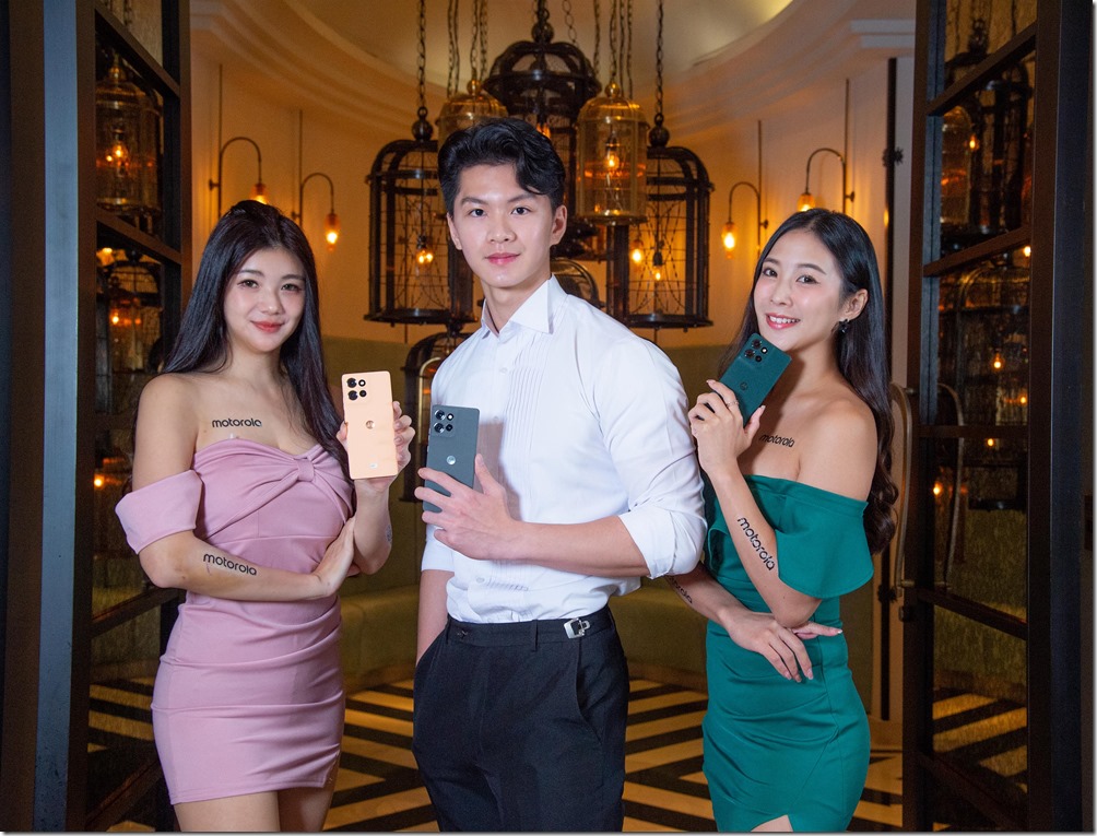 【Motorola 發稿照3】motorola edge 50推出青柏綠、耐用灰與Pantone™年度代表色蜜桃金三色　建議售價NT15,990元