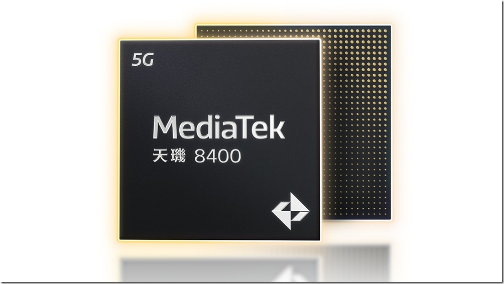 圖一：天璣8400 5G全大核Agentic AI行動晶片，藉由聯發科技天璣Agentic AI引擎（Dimensity Agentic AI Engine）的生成式AI性能，強化Agentic AI之體驗。[3]