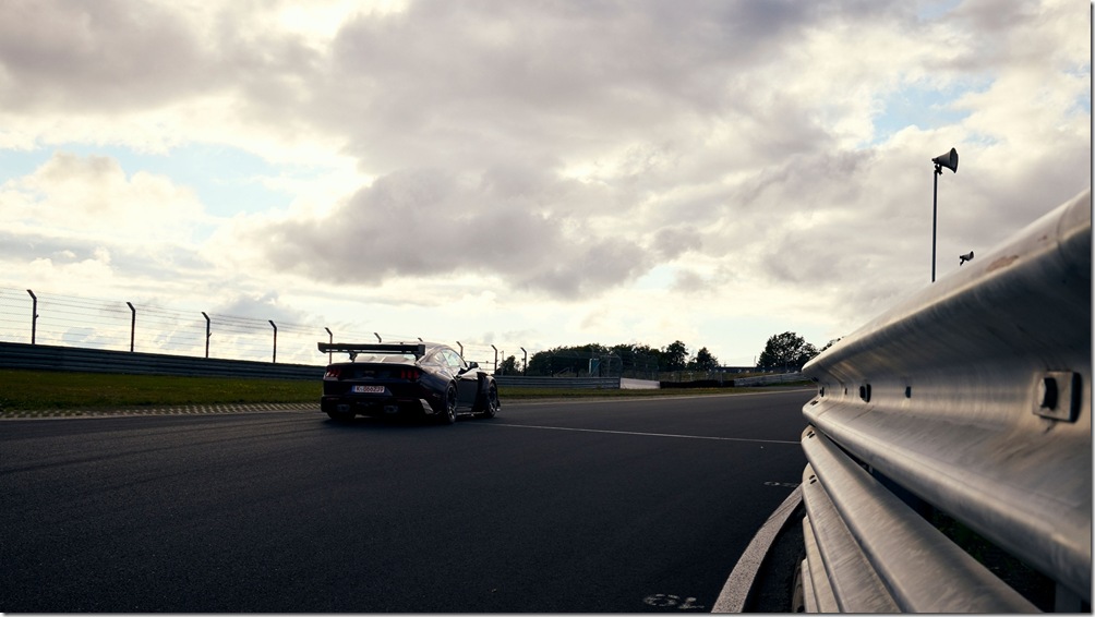 Professional driver with special safety equipment. Closed course. Do not attempt. Preproduction Mustang® GTD shown. Actual production vehicle may vary. Projected availability late 2024/early 2025. Very limited availability. Inquiry does not guarantee ability to purchase. The warranty shall be voided if the Ford Vehicle is used or driven in a competitive event with simultaneous multi-vehicle participation (e.g., racing, including on a racetrack or other closed-course).