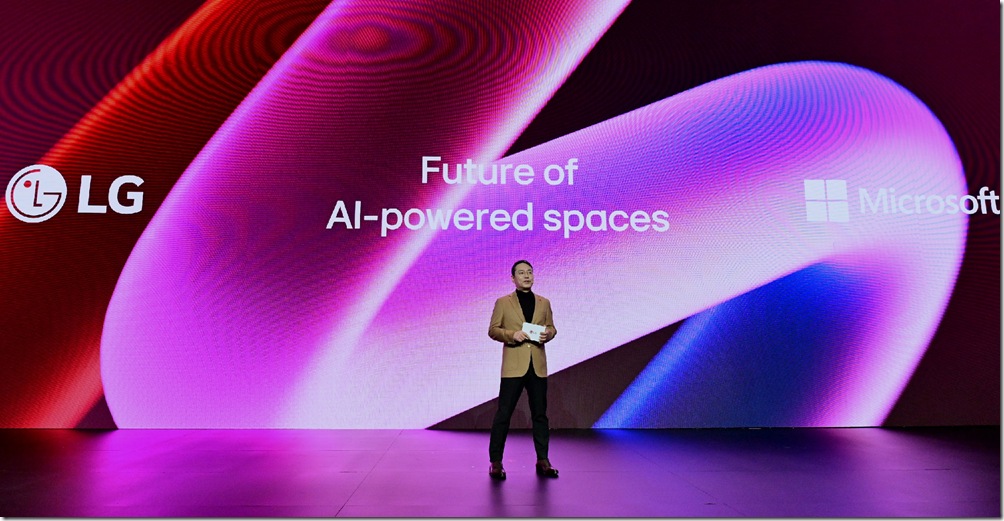 【新聞圖片4】LG宣布與Microsoft成為戰略合作夥伴，共同實現具同理心的AI整合式服務