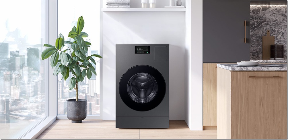 【新聞圖片1】三星推出Bespoke AI 智慧熱泵滾筒洗衣機，首度導入熱泵式烘乾技術與 AI 洗烘功能，一機輕鬆實現洗脫烘。