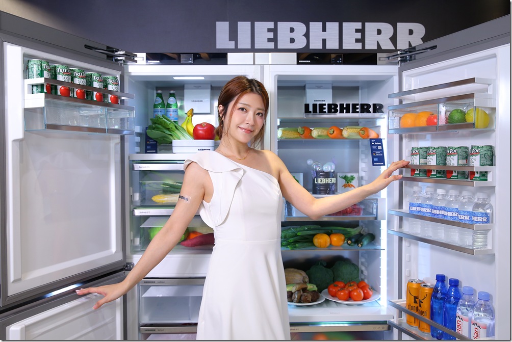 圖3. 利勃獨立式冰箱全系列可精準調節不同儲存區域的溫度，將食材維持最佳保鮮狀態