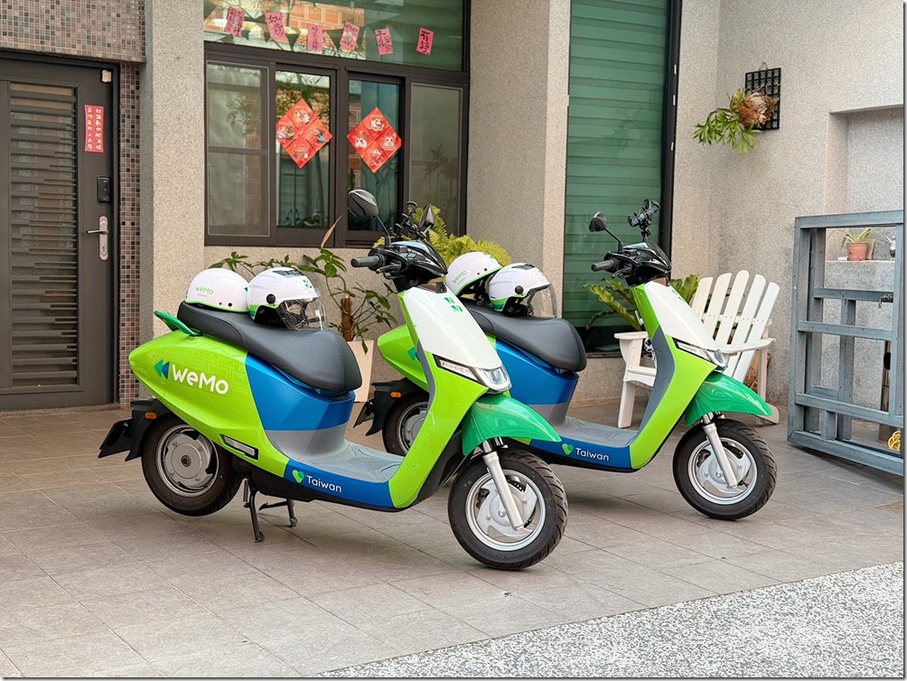 WeMo於指定旅宿設立租還站，讓旅客在住宿地點輕鬆租還電動機車
