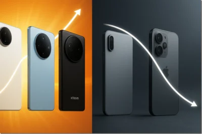 中國智慧型手機市場洗牌 OPPO、Apple 持續低迷，vivo、小米、華為穩步成長