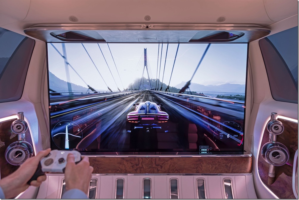 圖11、Vision V 將科技轉化為情境體驗，提供七種數位場景模式 (圖為遊戲模式)