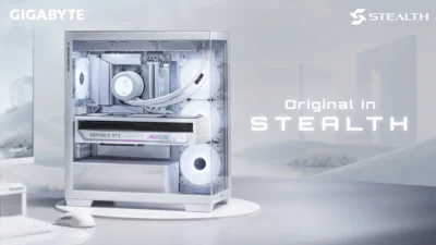 技嘉推出 STEALTH ICE 系列背插主機板與 RTX 5090 顯卡，打造純白簡約高效桌機