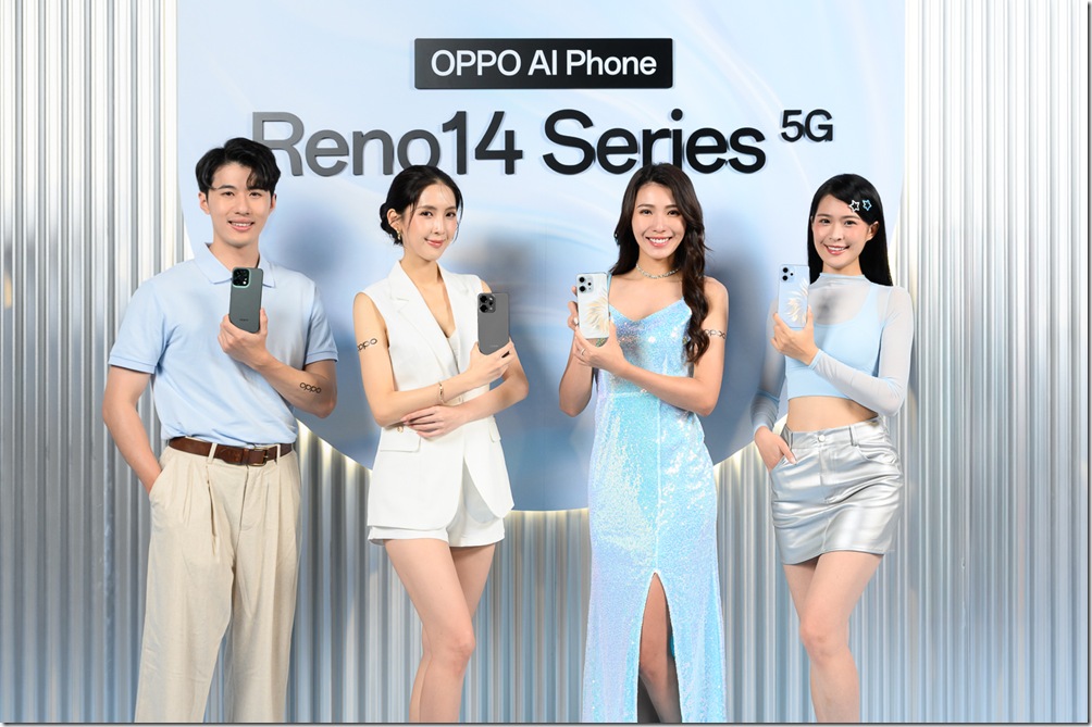 1. OPPO 推出全新Reno14 系列，以一機十色的絢彩人魚機身帶來全新風格美學，同時突破同級影像規格