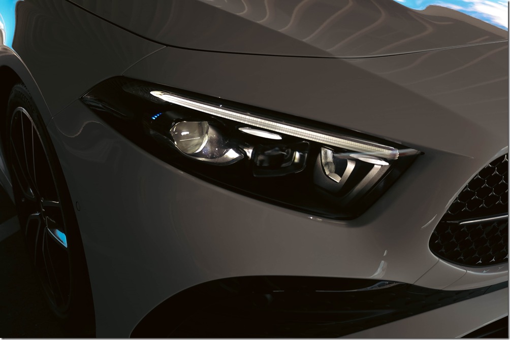 圖3、多款新年式車型新增多光束智慧型數位LED頭燈與進階自動調適遠燈輔助