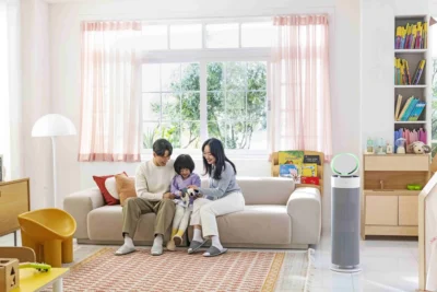 LG PuriCare AeroBooster 雙重氣流空氣清淨機登台 機身縮小 40% 、 AI+ 感測、 360 度循環