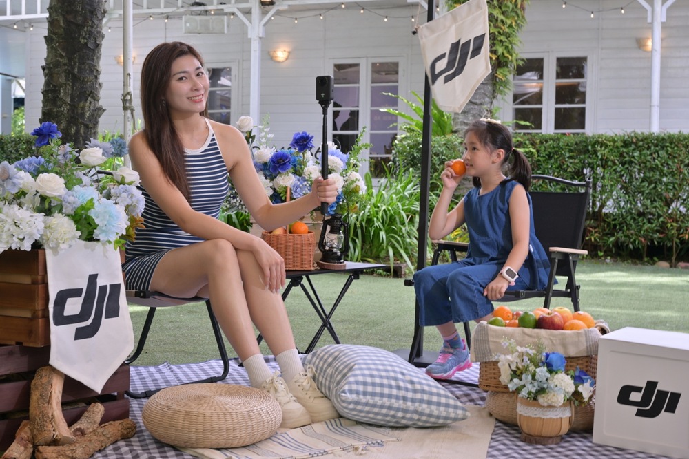 (圖五) DJI Osmo 360 僅重183克 內建105GB 輕鬆紀錄親子時光