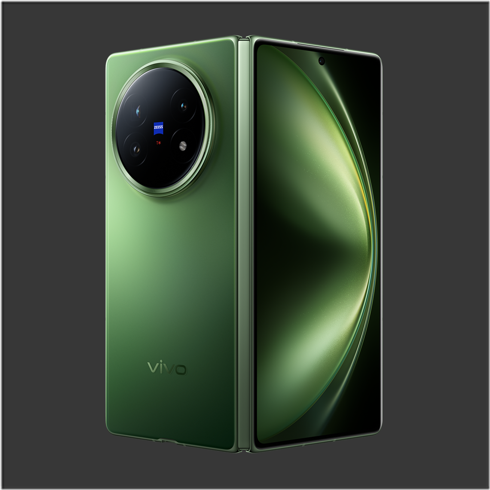 【vivo新聞照片02】vivo X Fold5「青松」將於全台官方體驗店、官方商城、指定電商通路同步限量開賣，即日起至9月30日更攜手三大電信推出一系列購機方案及加碼優惠。