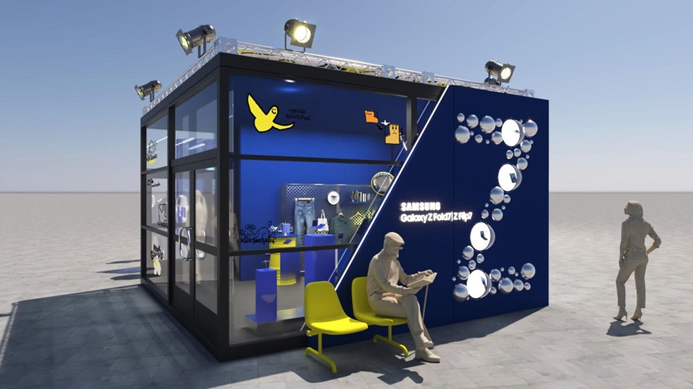 【新聞照片01】台灣三星攜手Mark Gonzales打造Galaxy Z Fold7｜Z Flip7《奇想潮玩所》快閃體驗