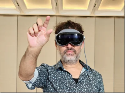 vivo VISION 混合實境 XR 頭戴裝置體驗 操作簡單 幾乎沒有暈眩感