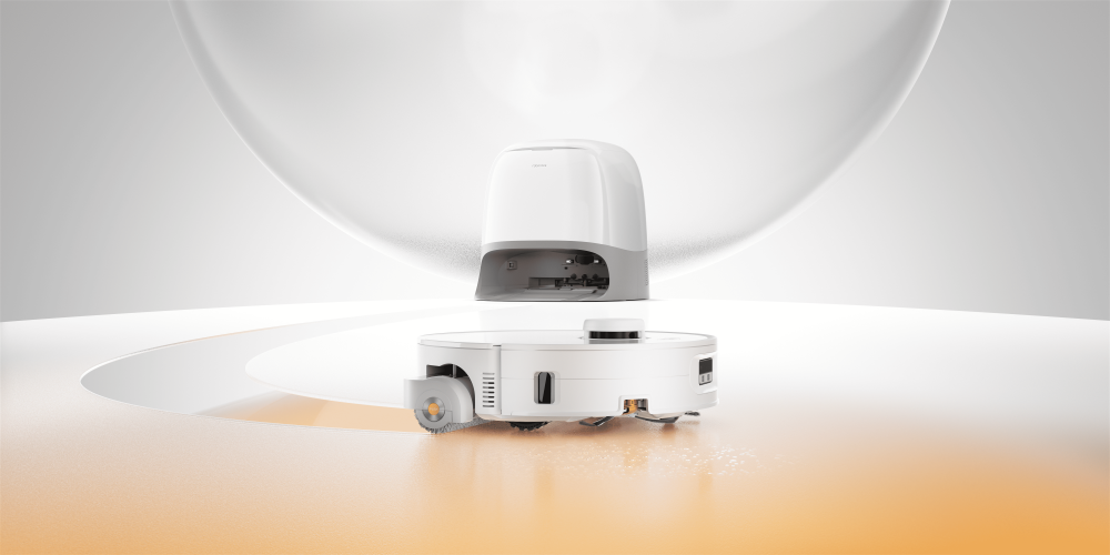 石頭科技新品滾筒活水掃拖機器人Qrevo Curv 2 Flow搖滾巨星問世,採用全新滾筒設計及活水增壓洗地技術,讓清潔過程更省時、省力、省心。 石頭科技新品滾筒活水掃拖機器人Qrevo Curv 2 Flow搖滾巨星問世,採用全新滾筒設計及活水增壓洗地技術,讓清潔過程更省時、省力、省心。