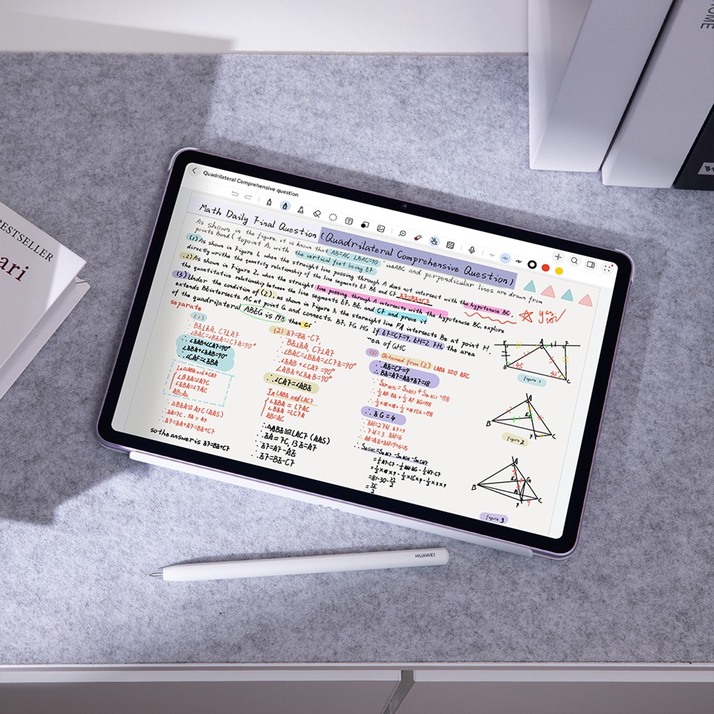 【HUAWEI 發稿照2】PaperMatte護眼雲晰柔光屏、智慧筆記與大電量滿足全方位需求