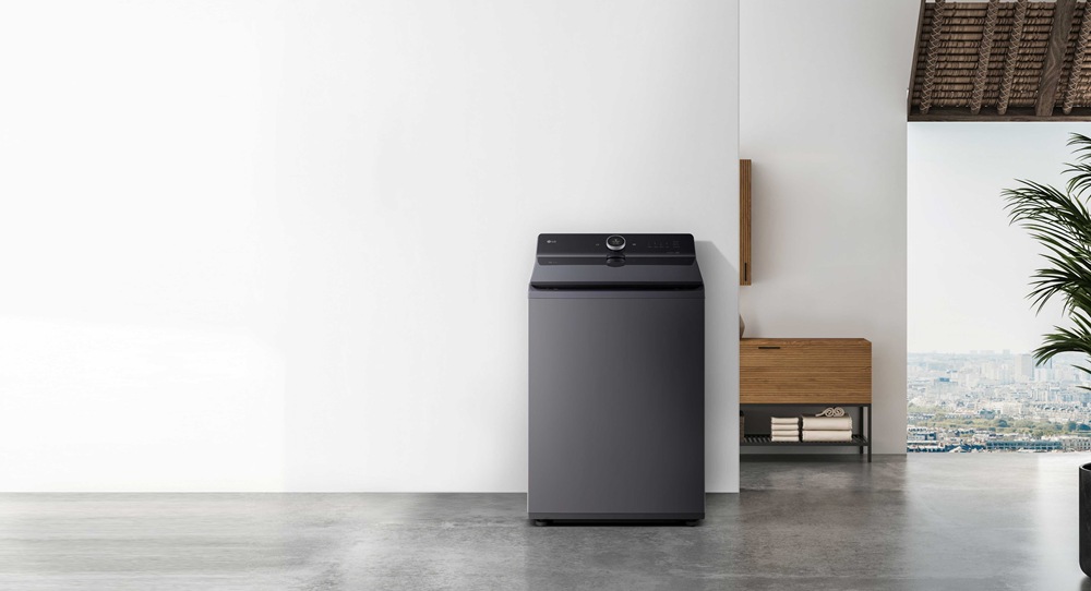 【新聞圖片1】LG直立洗衣機EZ系列展現實用與美感兼具的現代設計，讓洗衣更EASY