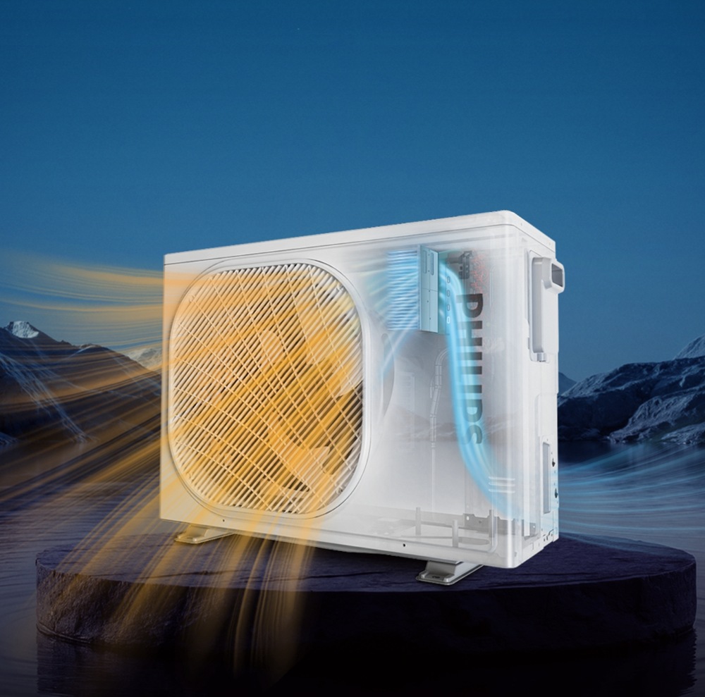 圖05_PHILIPS冷暖空調全系列壓縮機終身保，全機只換不修。