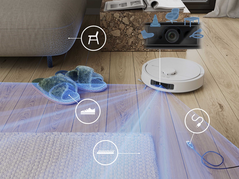 【新聞照片4】LiDAR導航 x 5段吸力 x 4種清掃模式 精準定位與辨識 模式按照生活習慣、居家環境輕鬆客製調整