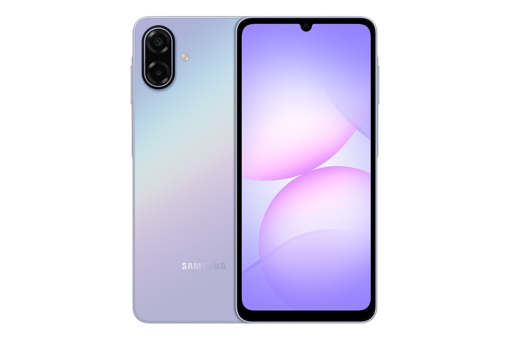 【新聞照片6】Galaxy A07 5G 裸光紫 _ 正面