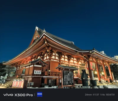 東京散策旅記 用 vivo X300 Pro 捕捉六本木燈海、澀谷與淺草寺日夜