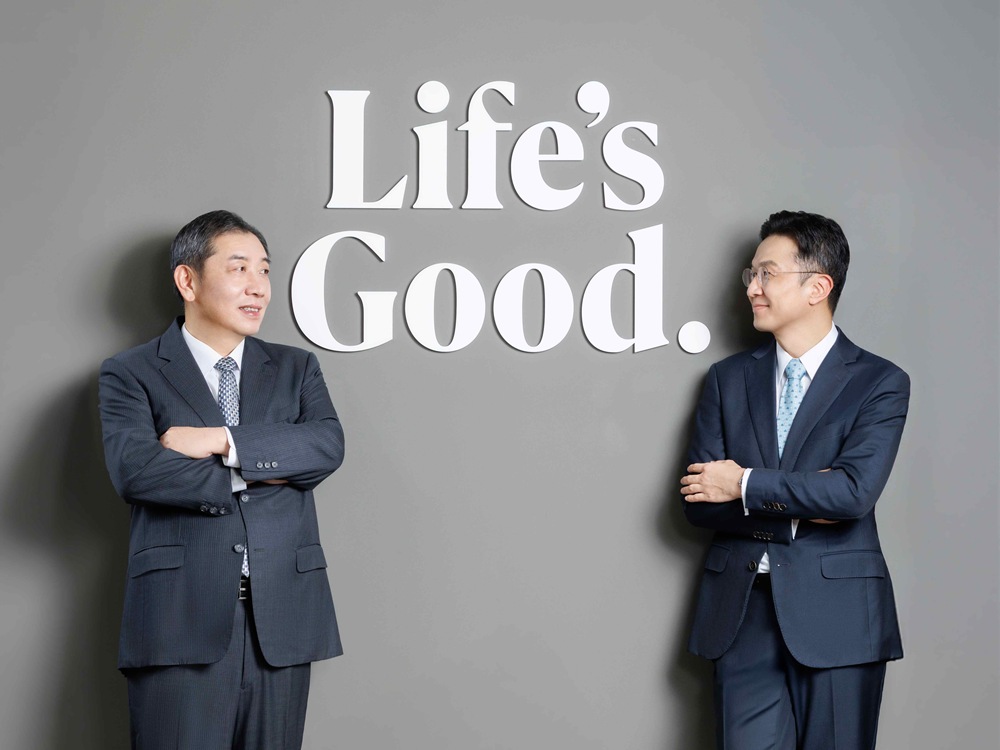 【新聞圖片3】金建一董事長與羅時景總經理將攜手深化智慧生活布局，實踐 LG「Life’s Good」品牌承諾