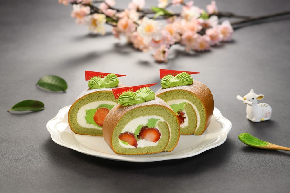 06_天作之合的風味，亞尼克新品宇治抹茶鮮莓生乳捲切片，售價175元