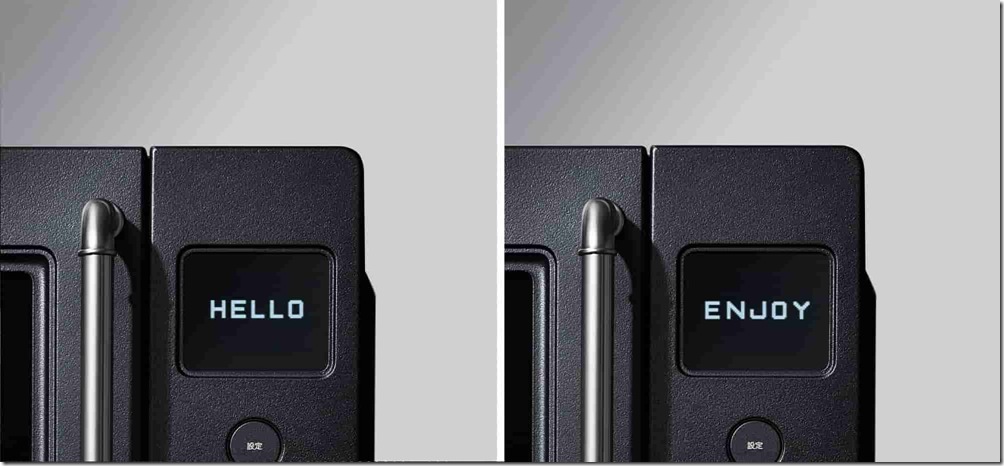 圖 3：BALMUDA The Range S 微波爐以貼心的字句互動，讓簡單的加熱過程，轉化為充滿溫度的生活儀式。