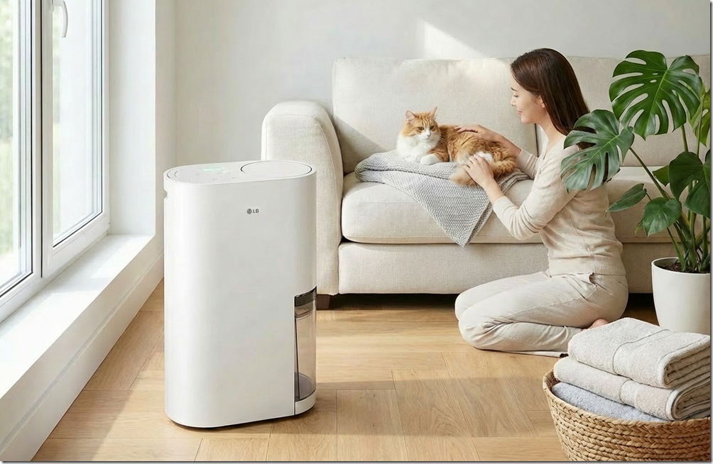 【新聞圖片3】LG PuriCare 雙變頻除濕機結合智慧除濕與奈米離子殺菌技術，有效減少黴菌與塵蟎滋生