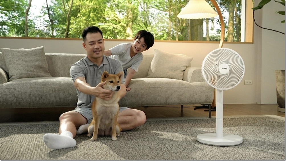 圖02_DIKE無線循環扇滿足居家、戶外多種降溫需求