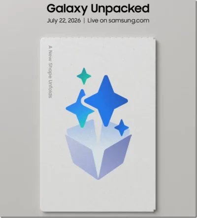 三星 Galaxy Unpacked 2026 將於 7 月 22 日登場 證實新型態摺疊機將推出