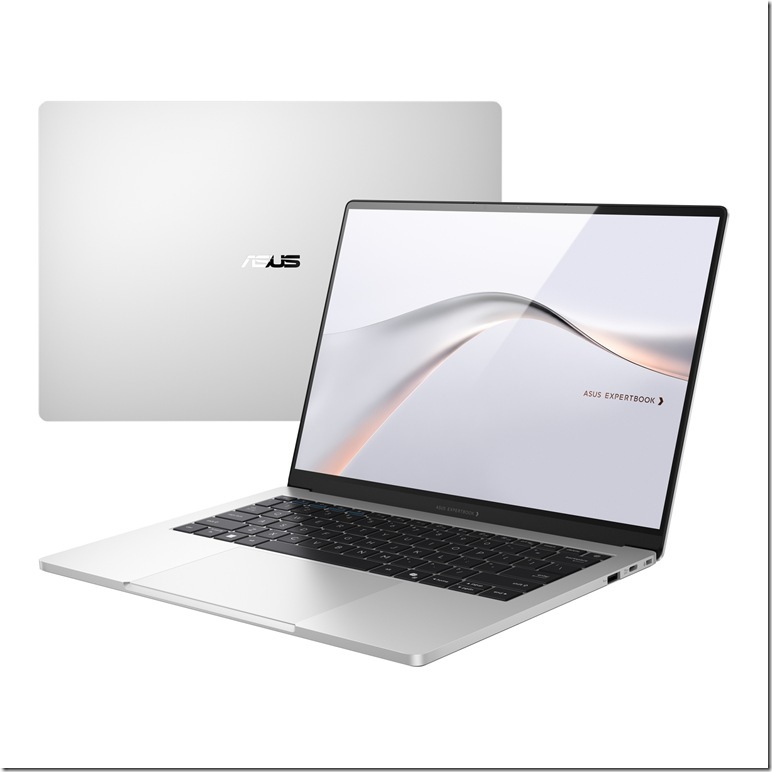 ASUS ExpertBook A7 皓月銀。 ASUS ExpertBook A7 皓月銀。
