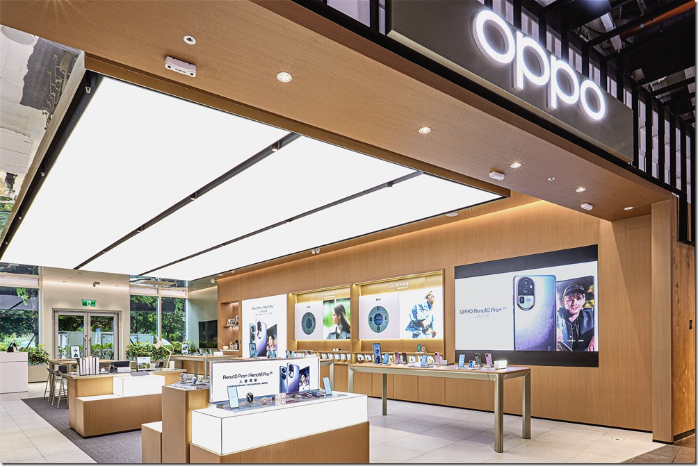 OPPO台北三創旗艦店將於8月5日起試營運，提供更寬闊的空間，並融入溫暖木質裝潢增添人文溫度，期待提升用戶體驗，讓消費者暢享產品體驗。