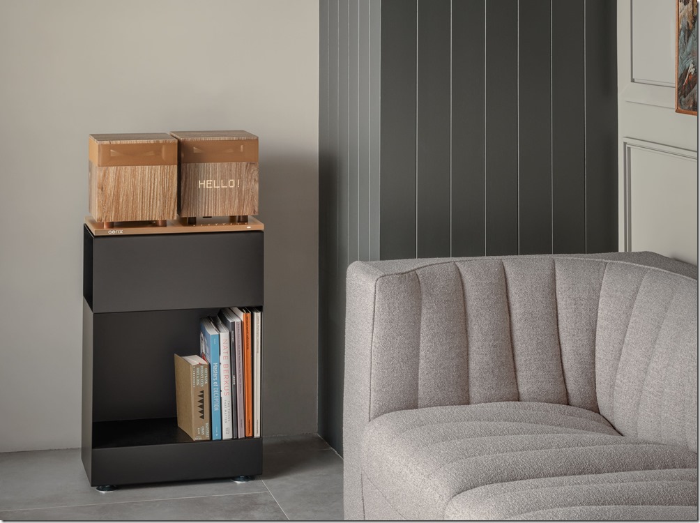 Aerix推「DUET MK3」一體式精品音響系統，絕美木紋呈現極簡美學。