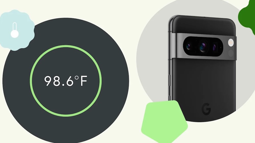 body temperature on Pixel 8 Pro